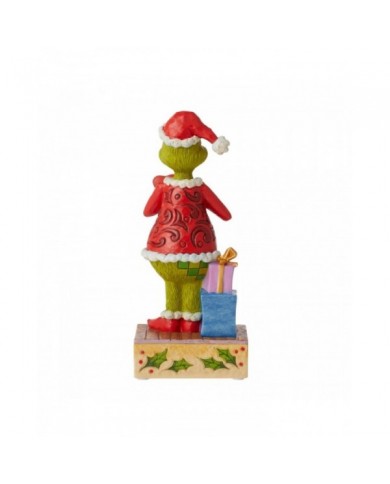 Figurine Grinch Cur qui Bat - Grinch by Jim Shore