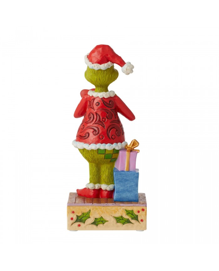 Figurine Grinch Cur qui Bat - Grinch by Jim Shore
