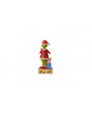 Figurine Grinch Cur qui Bat - Grinch by Jim Shore