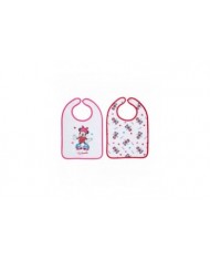 Lot de 2 bavoirs Minnie Sport 6 mois
