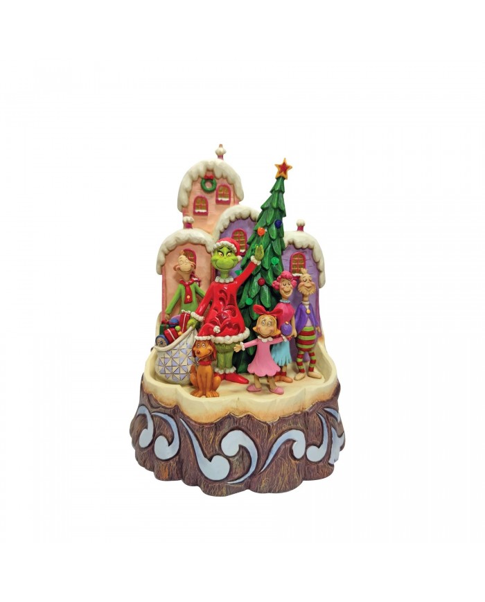 Figurine Grinch Carved by Heart - Grinch by Jim Shore