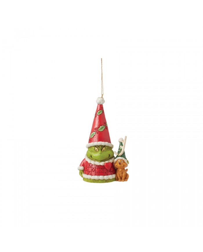 Suspension Gnome Grinch et Max - Grinch by Jim Shore