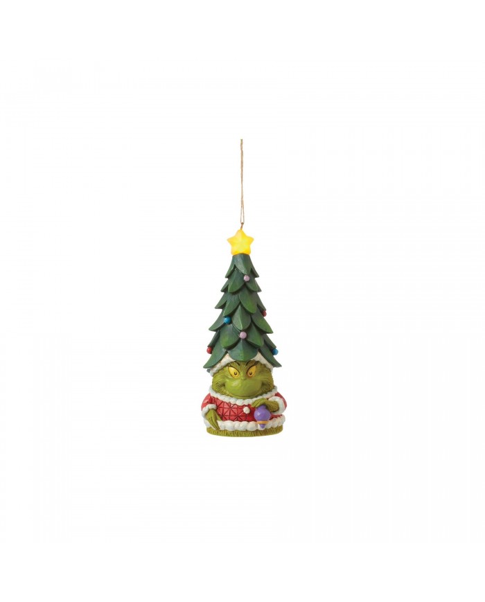 Suspension Gnome Grinch Chapeau Sapin - Grinch by Jim Shore