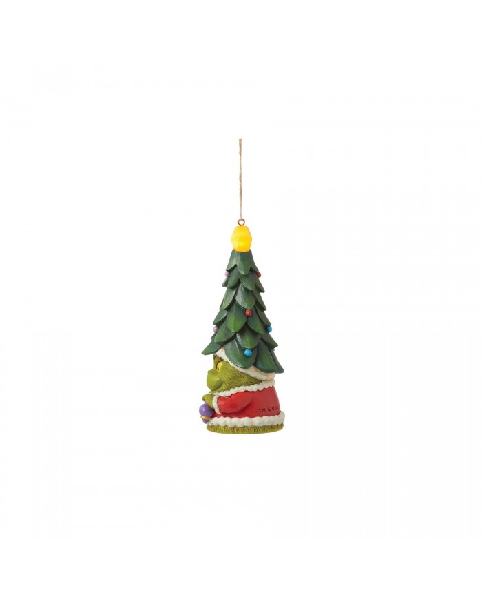 Suspension Gnome Grinch Chapeau Sapin - Grinch by Jim Shore