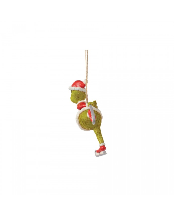 Suspension Grinch Patinage - Grinch by Jim Shore