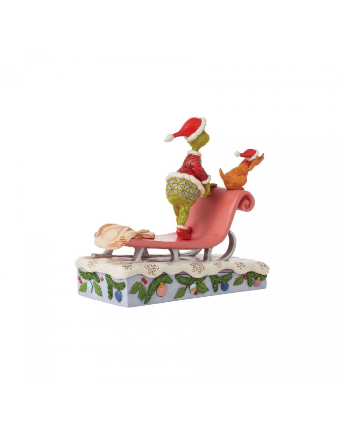 Figurine Grinch et Max Traîneau - Grinch by Jim Shore
