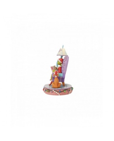 Figurine Grinch et Max Livre - Grinch by Jim Shore