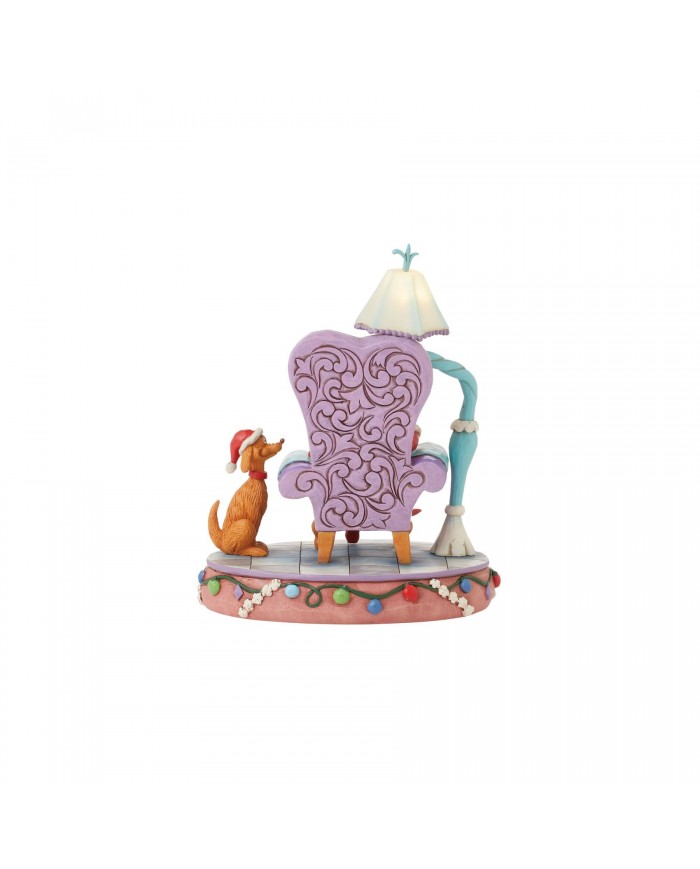 Figurine Grinch et Max Livre - Grinch by Jim Shore