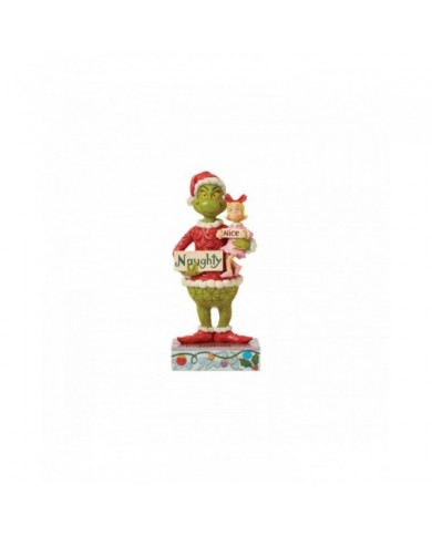 Figurine Grinch et Cindy Lou Pancarte - Grinch by Jim Shore