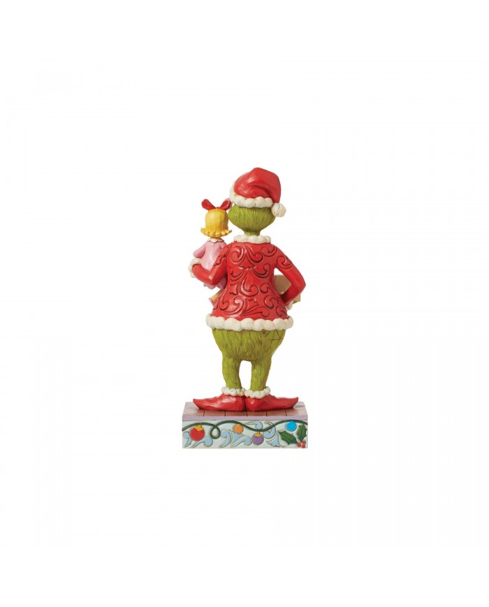Figurine Grinch et Cindy Lou Pancarte - Grinch by Jim Shore