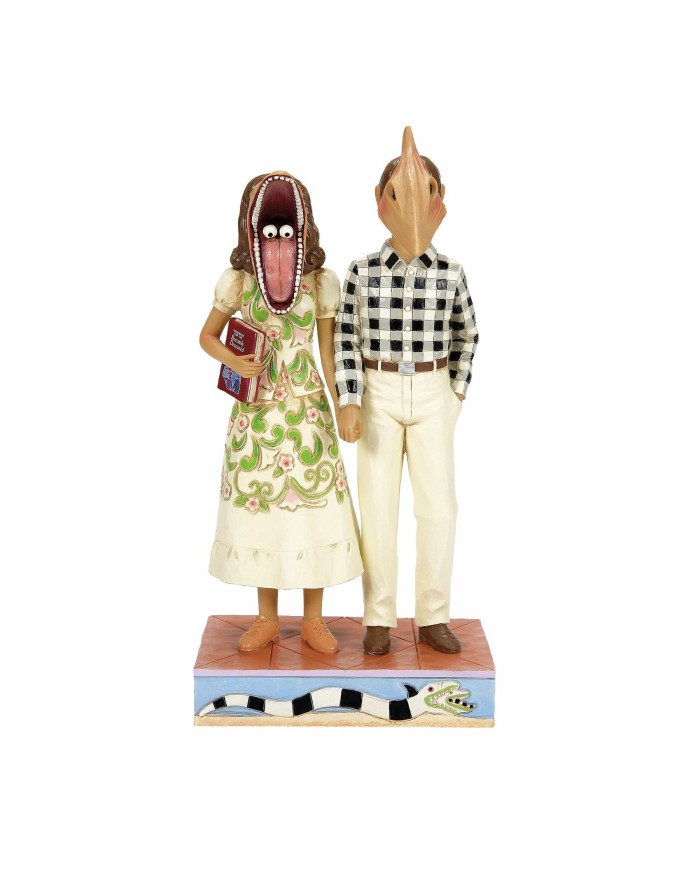 Figurine Adam et Barbara - Beetlejuice by Jim Shore