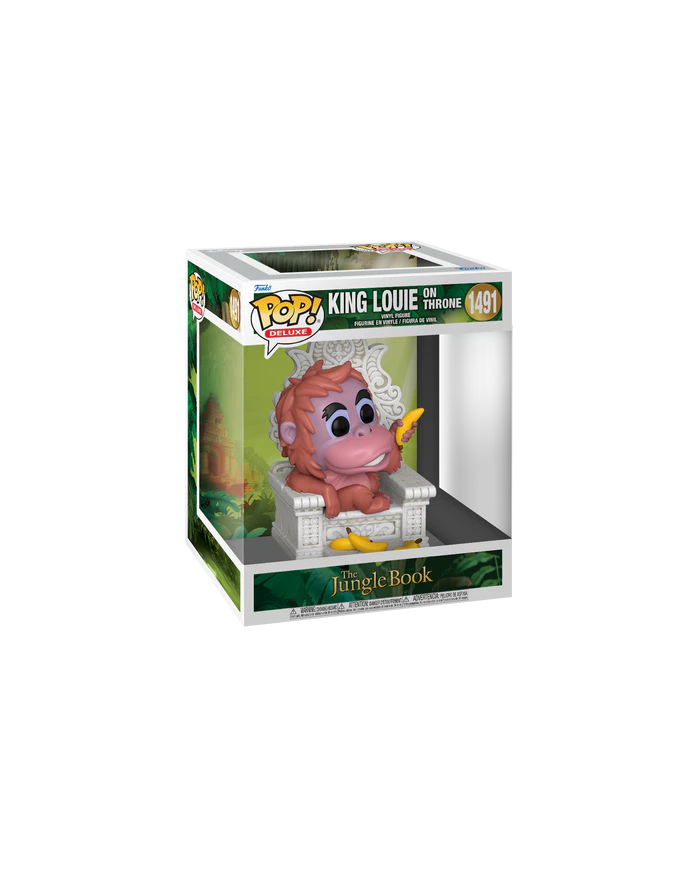 Funko Pop! Deluxe Le Livre de la Jungle - Roi Louie sur trône