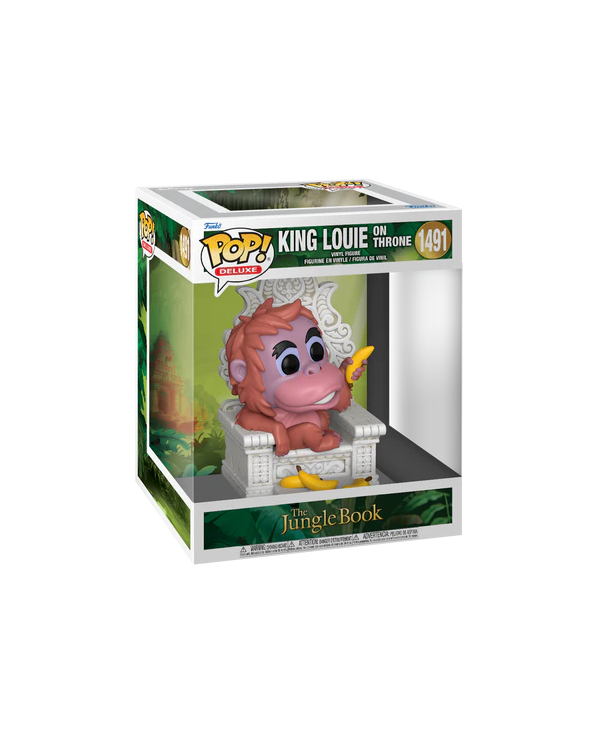 Funko Pop! Deluxe Le Livre de la Jungle - Roi Louie sur trône