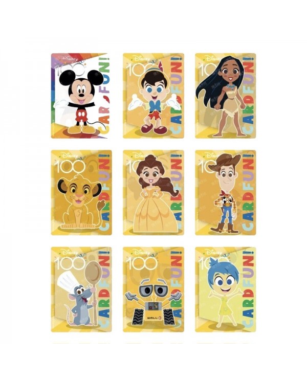 Cardfun Disney 100 Joyful Deluxe Edition - Boîte 10 Boosters 4 Cartes