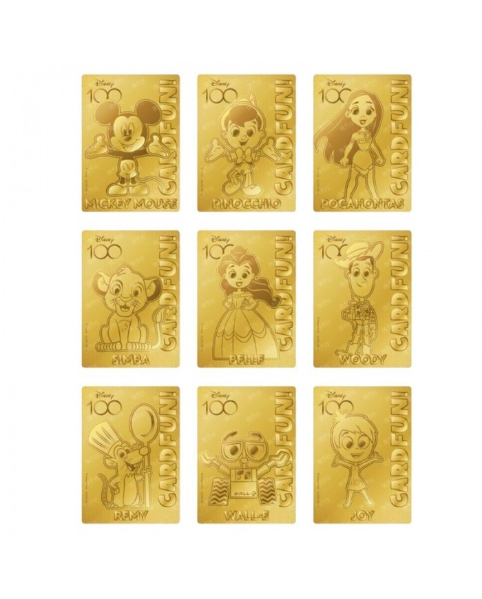 Cardfun Disney 100 Joyful Deluxe Edition - Boîte 10 Boosters 4 Cartes