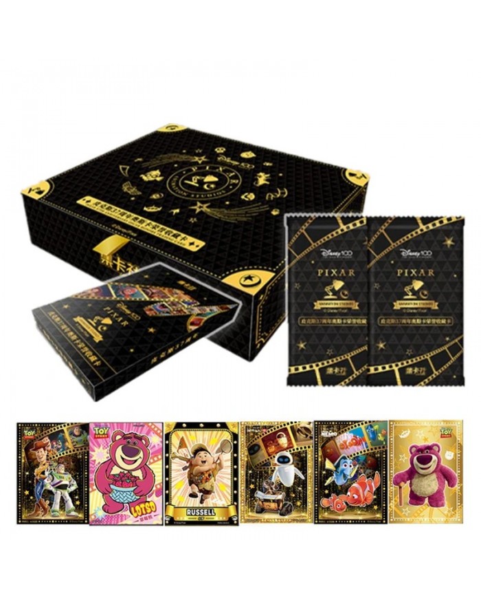 Cardfun Pixar 37Th Anniv Oscar Edition - Boîte 10 Boosters 2 Cartes + 1 Bonus