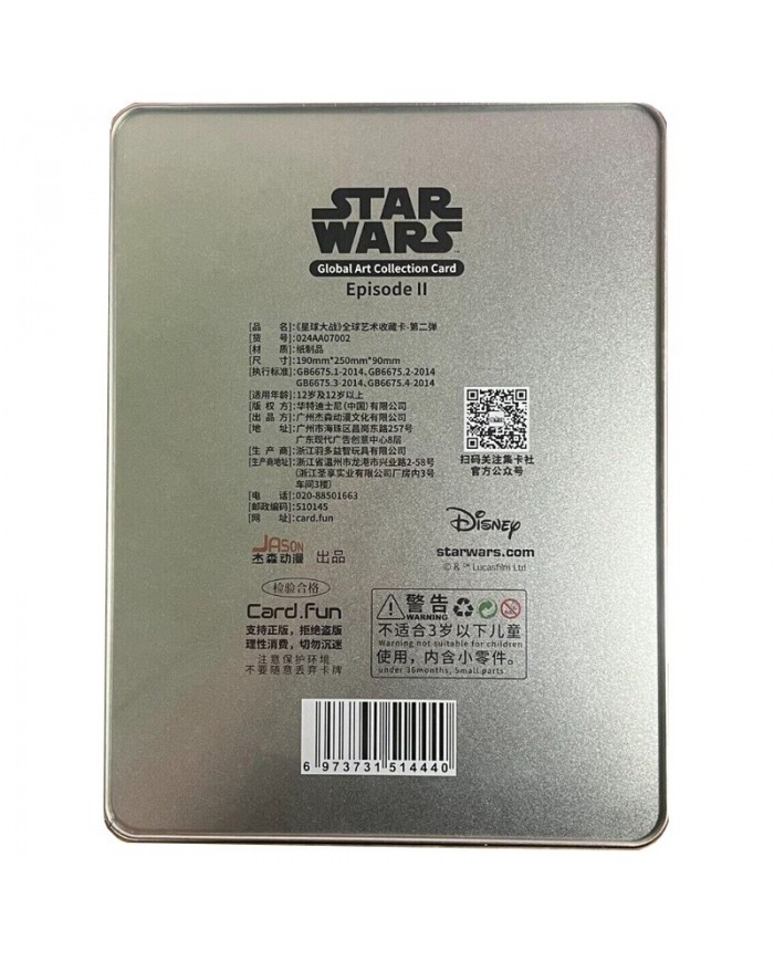 Cardfun Deluxe Edition Star Wars - Boîte 10 Boosters 4 Cartes
