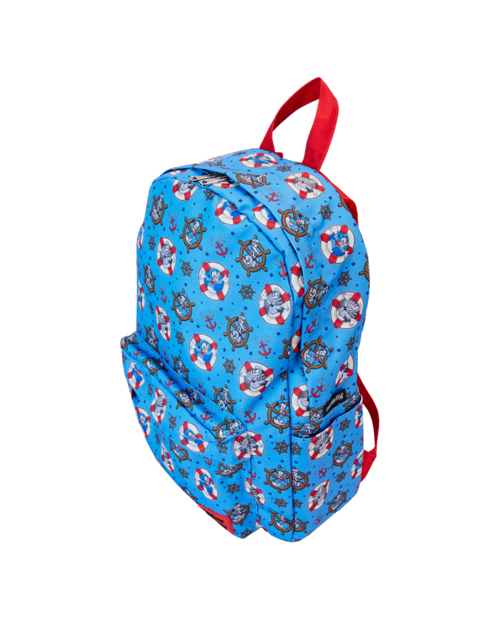 Sac à dos Loungefly - Donald Duck 90th Anniversary All-Over Print Nylon