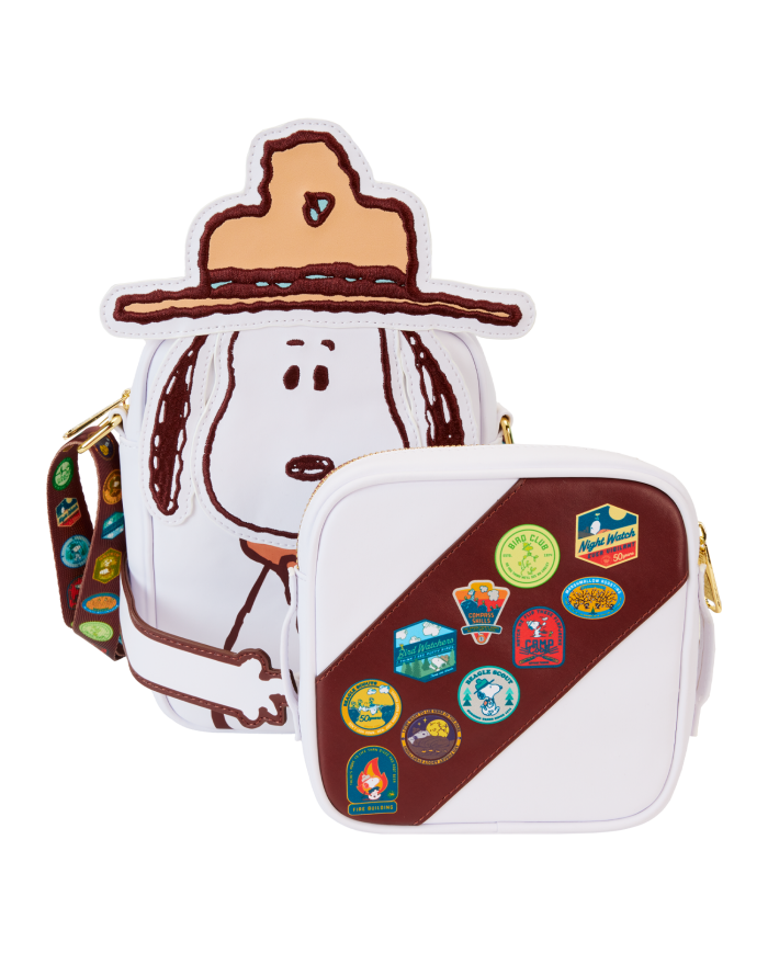 Sac à bandoulière Loungefly - Snoopy 50th Anniversary Snoopy's Beagle Scouts Crossbuddies® Cosplay