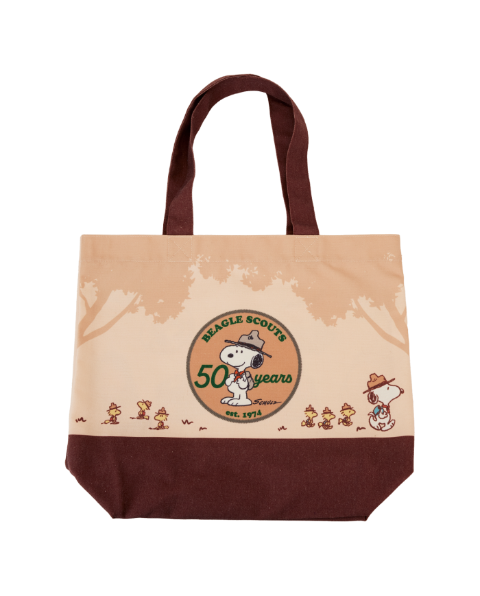 Tote Bag en toile Loungefly - Snoopy 50th Anniversary Snoopy's Beagle Scouts