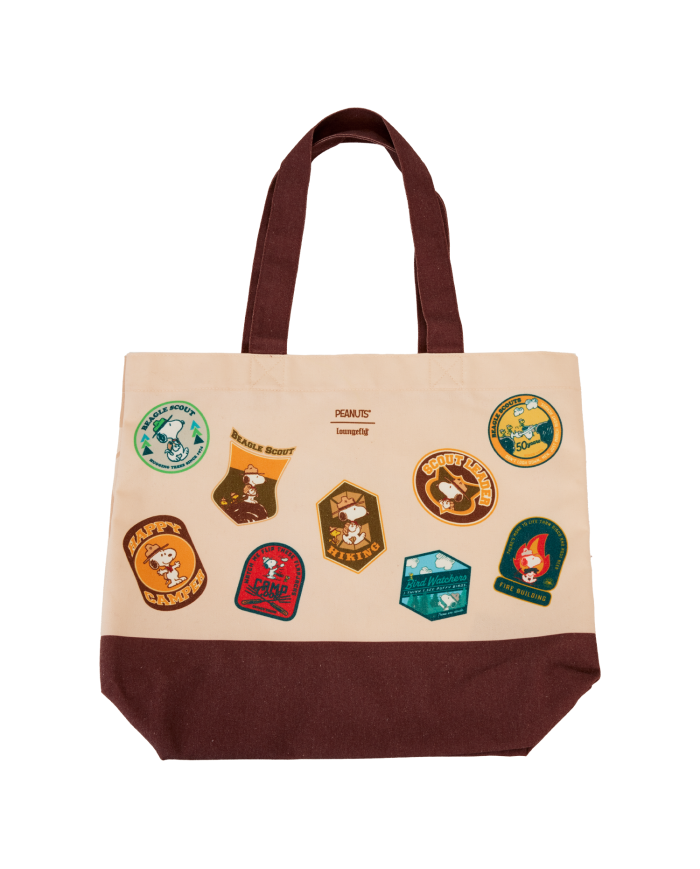 Tote Bag en toile Loungefly - Snoopy 50th Anniversary Snoopy's Beagle Scouts