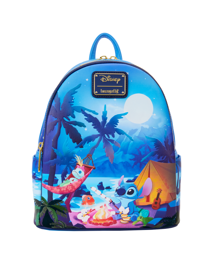 Sac à dos Loungefly - Stitch Camping Cuties Glow