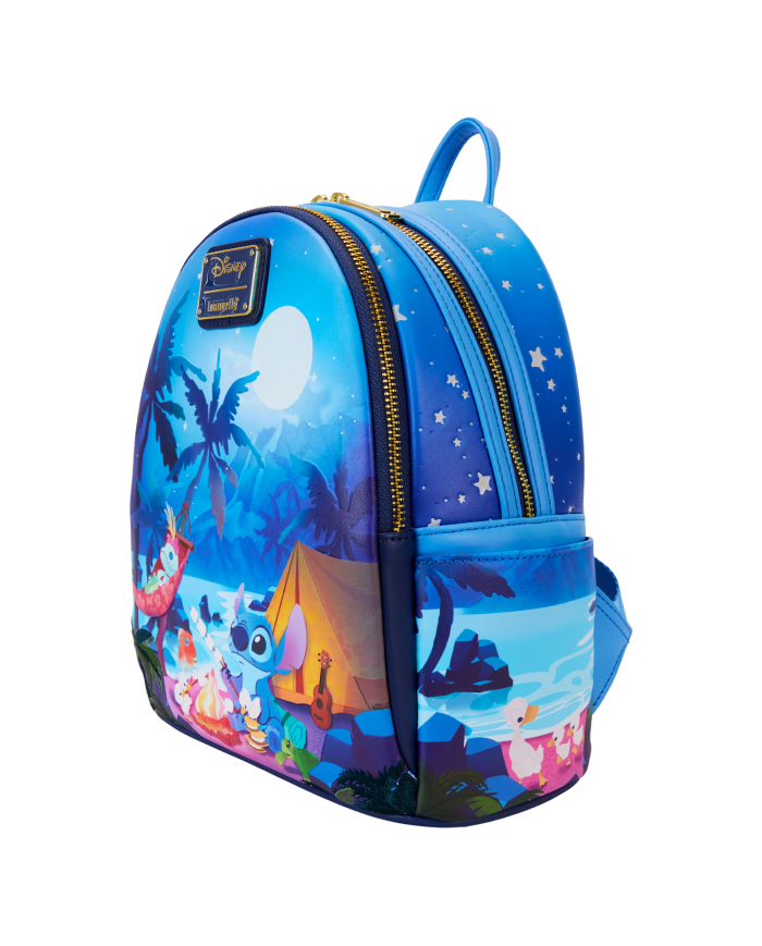 Sac à dos Loungefly - Stitch Camping Cuties Glow