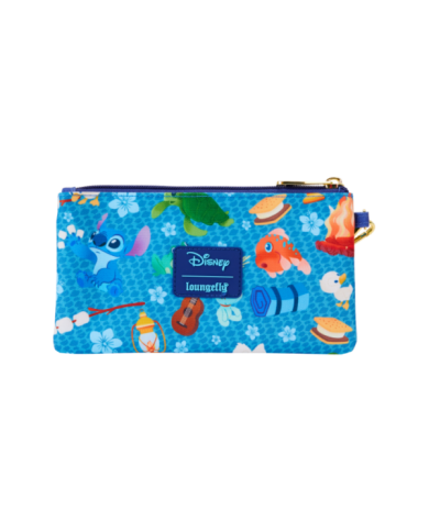 Pochette Loungefly - Stitch Camping Cuties All-Over Print Nylon