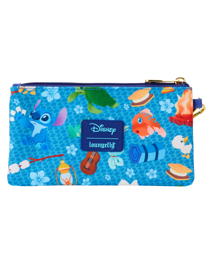 Pochette Loungefly - Stitch Camping Cuties All-Over Print Nylon