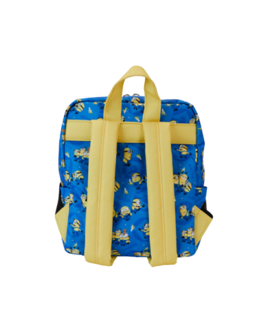 Sac à dos Loungefly - Moi, moche et méchant Minions All-Over Print Nylon Square