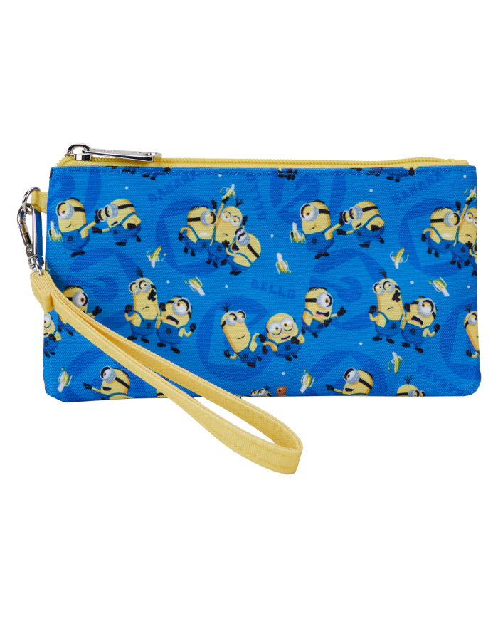 Pochette Loungefly - Moi, moche et méchant Minions All-Over Print Nylon