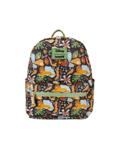 Sac à dos Loungefly - Le Roi Lion 30th Anniversary Silhouette All-Over Print Canvas Square