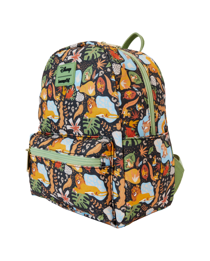 Sac à dos Loungefly - Le Roi Lion 30th Anniversary Silhouette All-Over Print Canvas Square
