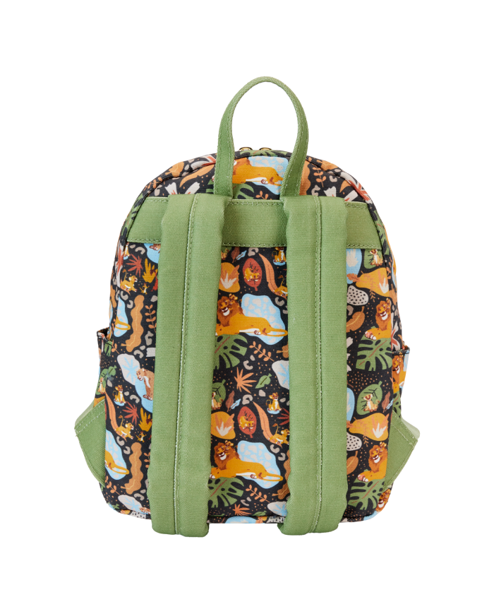 Sac à dos Loungefly - Le Roi Lion 30th Anniversary Silhouette All-Over Print Canvas Square