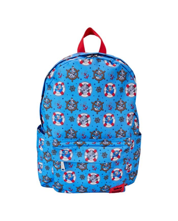 Sac à dos Loungefly - Donald Duck 90th Anniversary All-Over Print Nylon