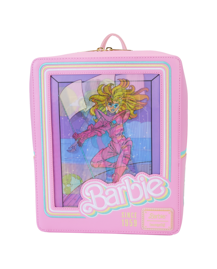 Sac à dos Loungefly - Barbie 65th Anniversary Doll Box Triple Lenticular