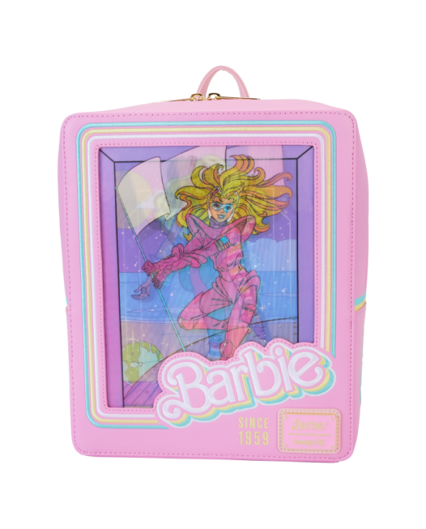 Sac à dos Loungefly - Barbie 65th Anniversary Doll Box Triple Lenticular