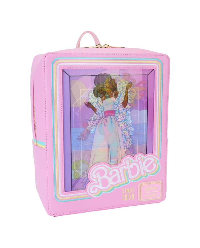 Sac à dos Loungefly - Barbie 65th Anniversary Doll Box Triple Lenticular