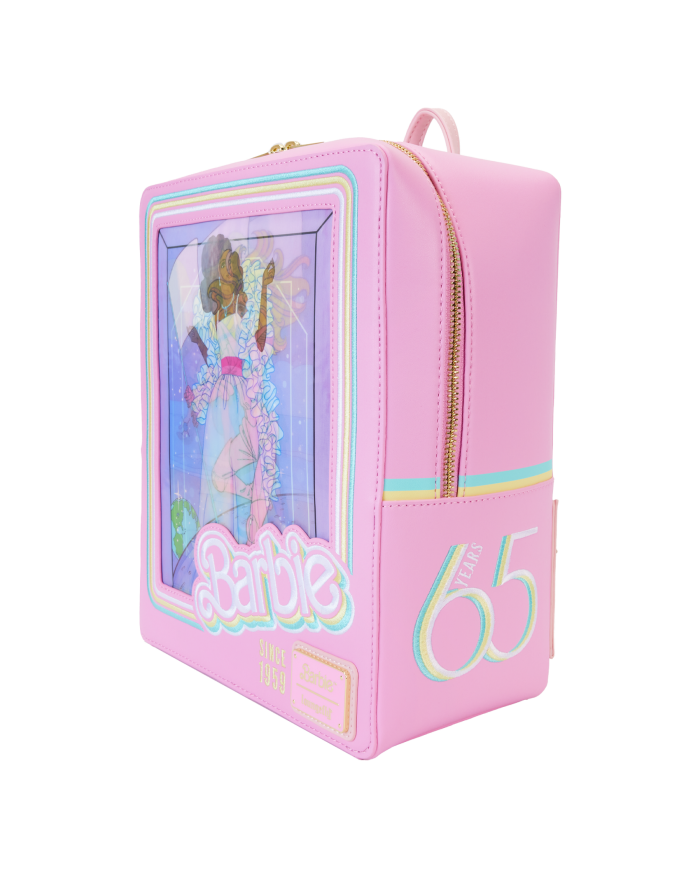 Sac à dos Loungefly - Barbie 65th Anniversary Doll Box Triple Lenticular