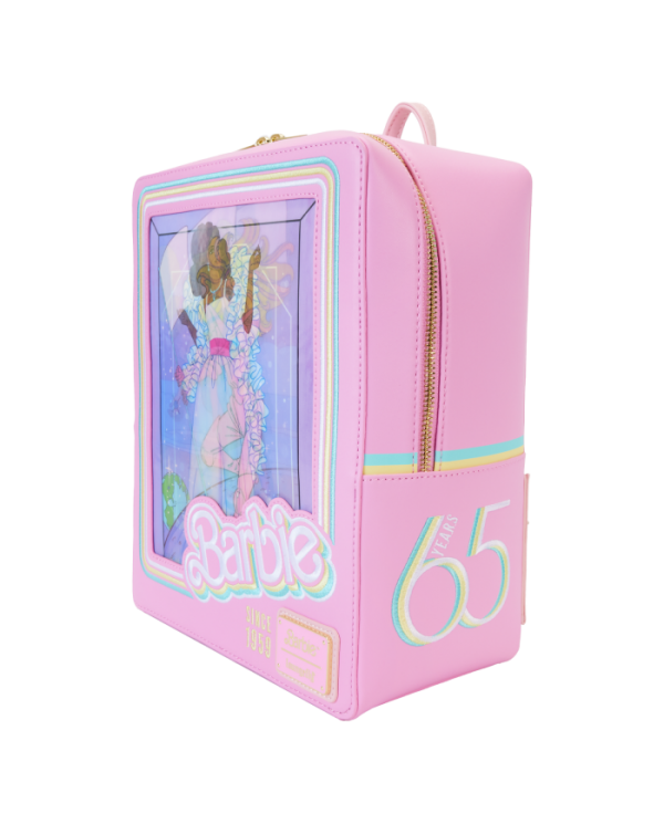 Sac à dos Loungefly - Barbie 65th Anniversary Doll Box Triple Lenticular