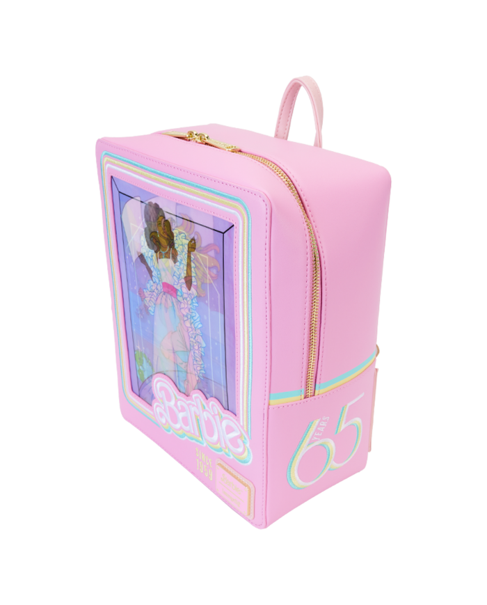 Sac à dos Loungefly - Barbie 65th Anniversary Doll Box Triple Lenticular