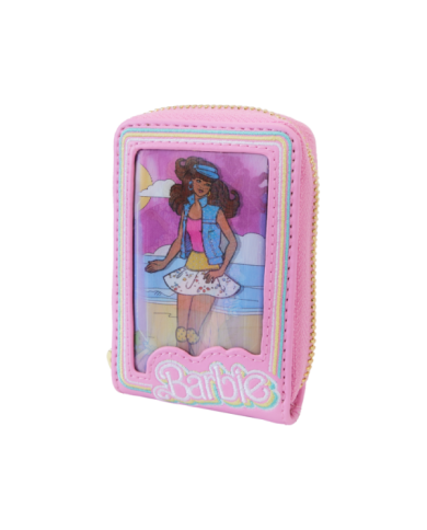 Portefeuille Loungefly - Barbie 65th Anniversary Doll Box Triple Lenticular