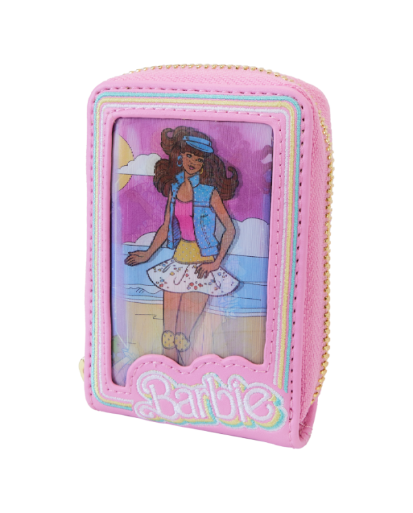 Portefeuille Loungefly - Barbie 65th Anniversary Doll Box Triple Lenticular