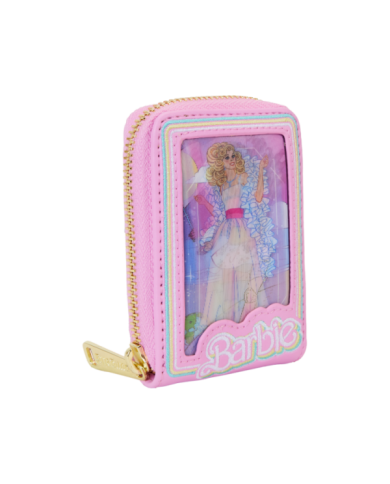 Portefeuille Loungefly - Barbie 65th Anniversary Doll Box Triple Lenticular