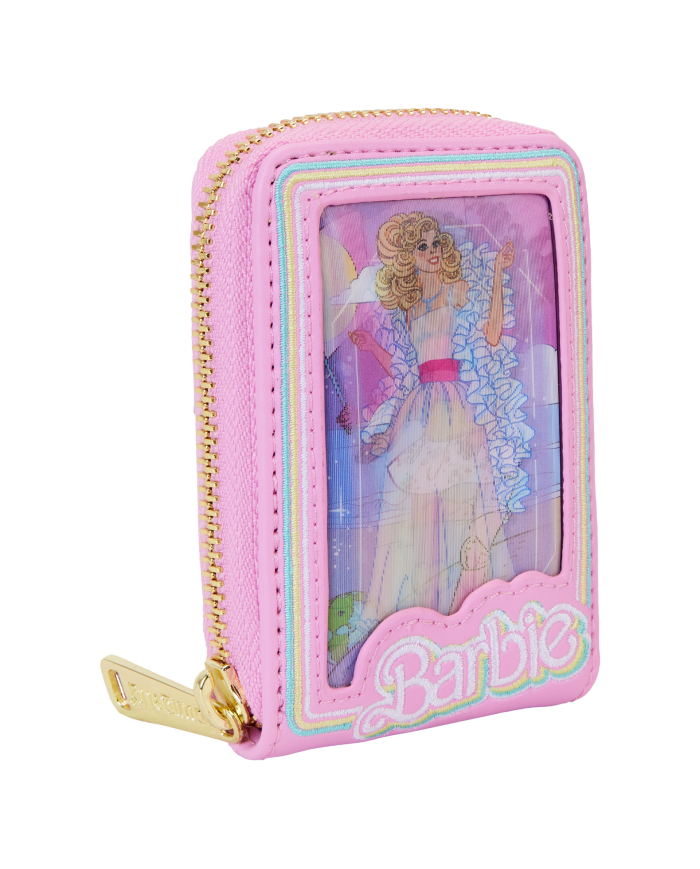Portefeuille Loungefly - Barbie 65th Anniversary Doll Box Triple Lenticular