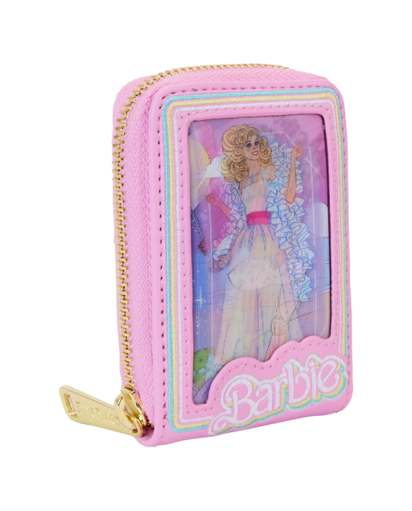 Portefeuille Loungefly - Barbie 65th Anniversary Doll Box Triple Lenticular