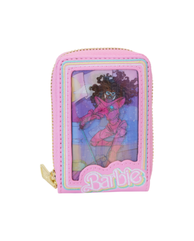 Portefeuille Loungefly - Barbie 65th Anniversary Doll Box Triple Lenticular