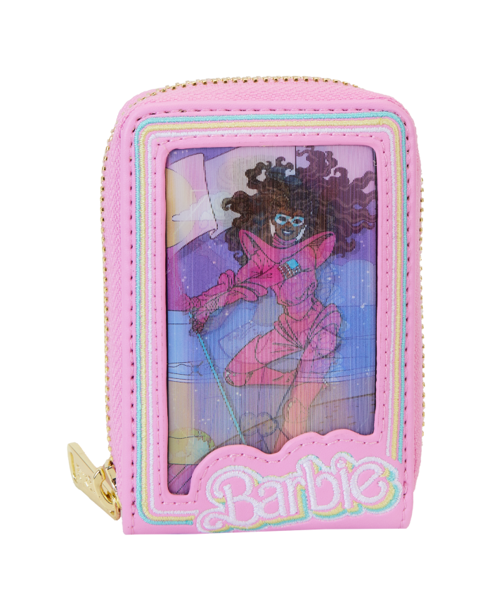 Portefeuille Loungefly - Barbie 65th Anniversary Doll Box Triple Lenticular