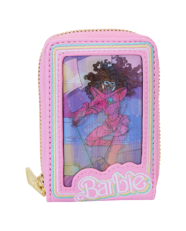 Portefeuille Loungefly - Barbie 65th Anniversary Doll Box Triple Lenticular