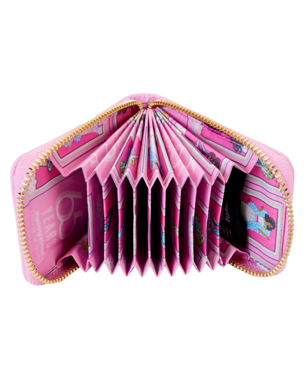 Portefeuille Loungefly - Barbie 65th Anniversary Doll Box Triple Lenticular
